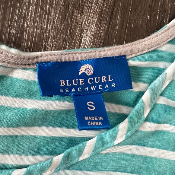 NWOT BLUE CURL Beachwear cover up or wear as a dress π¦ size small - Picture 3 of 11